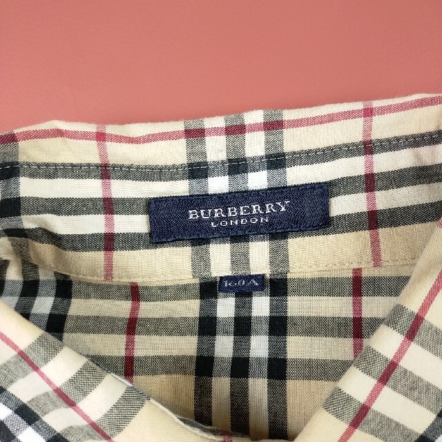 BURBERRY(バーバリー)の【極美品】バーバリー ノバチェック ビッグシルエット シャツ 160 キッズ/ベビー/マタニティのキッズ服男の子用(90cm~)(ブラウス)の商品写真