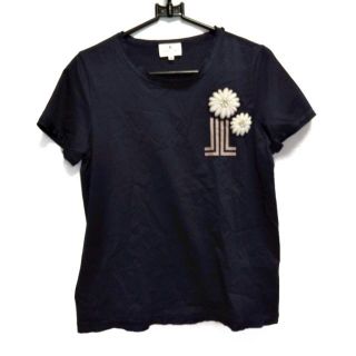 ランバンオンブルー(LANVIN en Bleu)のランバンオンブルー 半袖Tシャツ 38 M -(Tシャツ(半袖/袖なし))