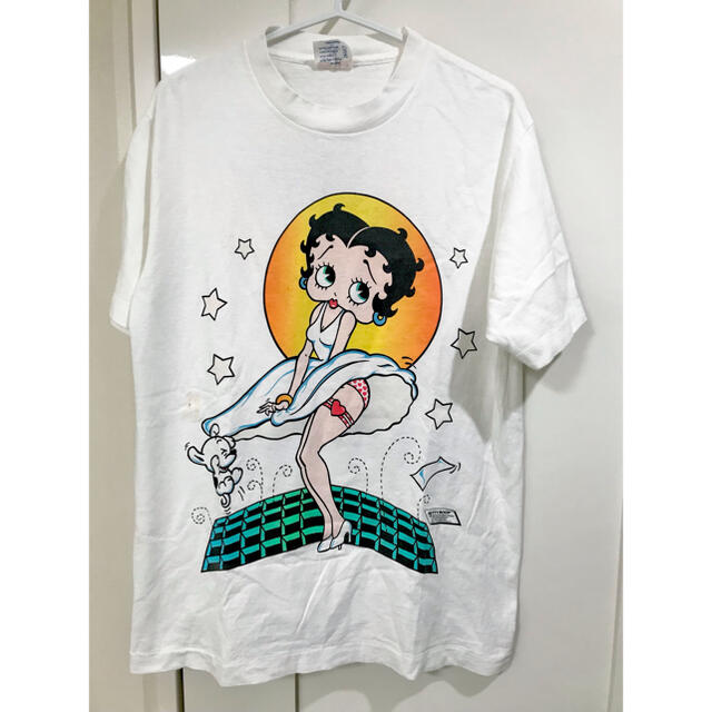 レア)ヴィンテージ マリリンモンローのBetty Boop Tシャツ ベティの