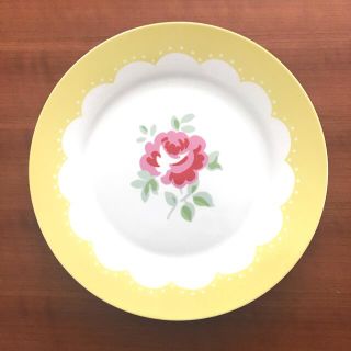 キャスキッドソン(Cath Kidston)のCath Kidston  プレートイエロー大(直径27.3cm)(食器)