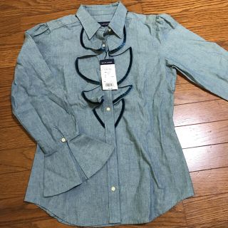 ラルフローレン(Ralph Lauren)の未使用 ラルフローレン シャツ フリル 訳あり 150(Tシャツ/カットソー)