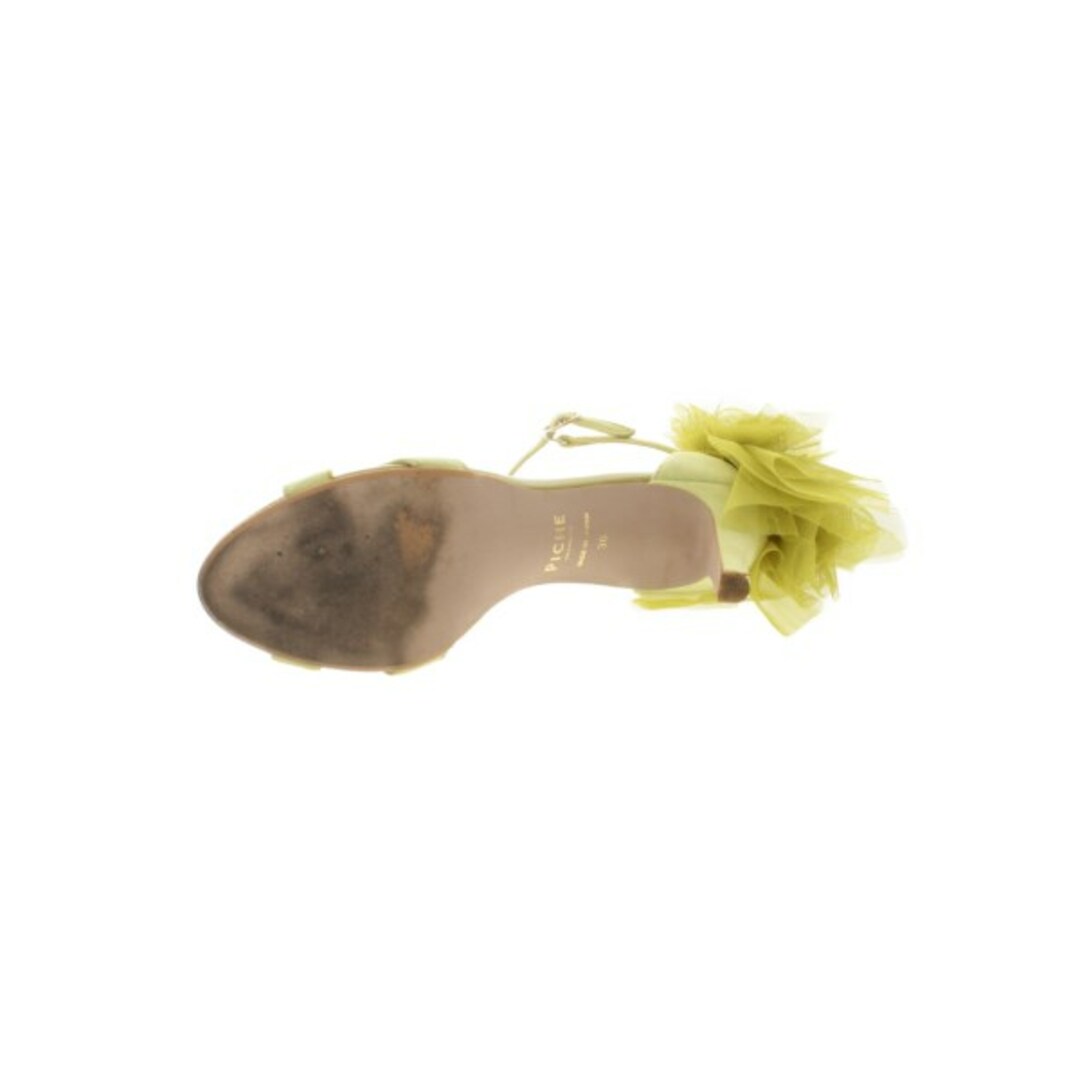 PICHE ABAHOUSE(ピシェアバハウス)のpiche ABAHOUSE サンダル 36(22.5cm位) 黄緑系 【古着】【中古】 レディースの靴/シューズ(サンダル)の商品写真
