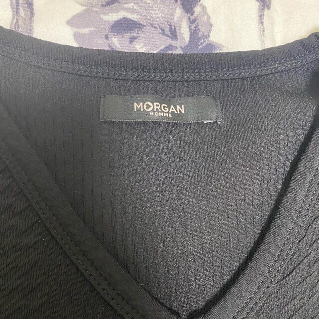 MORGAN HOMME(モルガンオム)の【MORGAN HOMME】Vネック シンプル Tシャツ メンズのトップス(Tシャツ/カットソー(半袖/袖なし))の商品写真