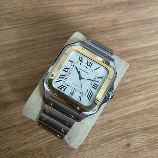 カルティエ(Cartier)のカルティエ　サントスドゥカルティエ　k18コンビ　新作　2021年正規店購入(腕時計(アナログ))