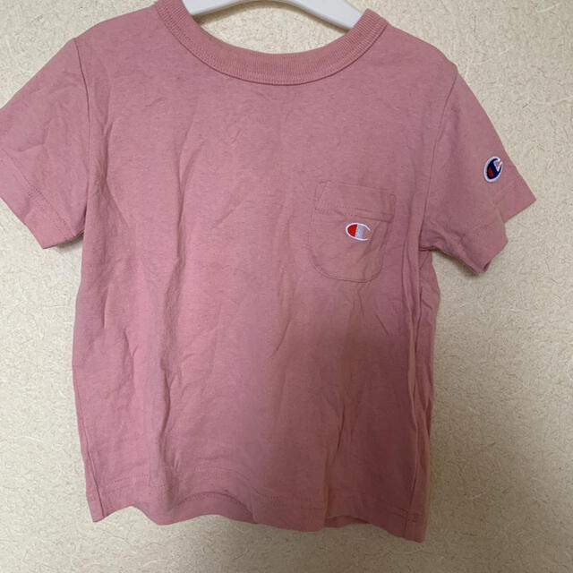 Champion(チャンピオン)のChampion ポケットTシャツ キッズ/ベビー/マタニティのキッズ服女の子用(90cm~)(Tシャツ/カットソー)の商品写真