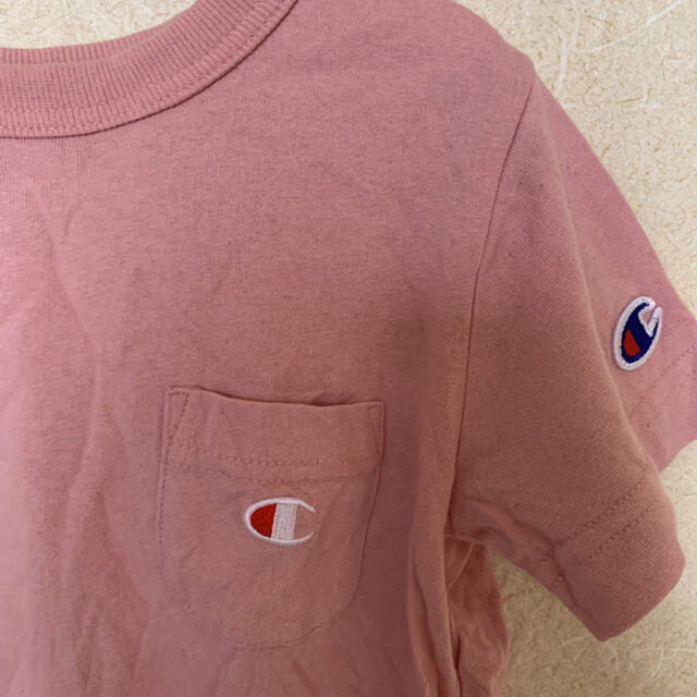 Champion(チャンピオン)のChampion ポケットTシャツ キッズ/ベビー/マタニティのキッズ服女の子用(90cm~)(Tシャツ/カットソー)の商品写真