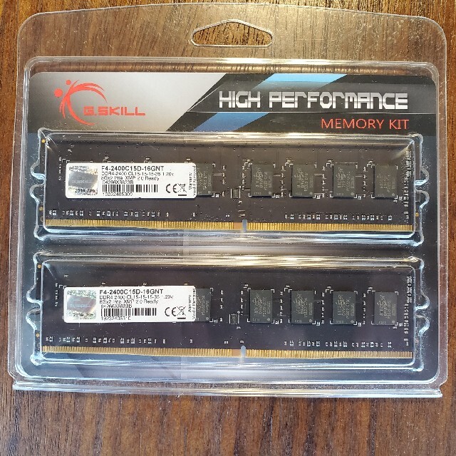 G.SKILL  DDR4-2400メモリー 16GB(8GB×2)