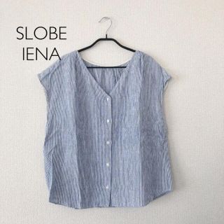 スローブイエナ(SLOBE IENA)のフレンチスリーブ　Vネック　ブラウス　IENA スローブイエナ(シャツ/ブラウス(半袖/袖なし))