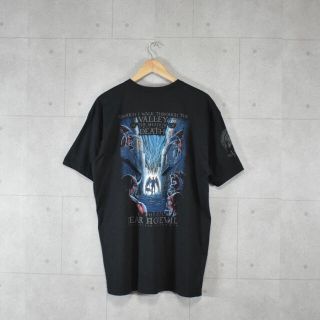 ヘインズ(Hanes)のデビル グッドプリント Tシャツ ブラック ワンポイント バックプリント  古着(Tシャツ/カットソー(半袖/袖なし))