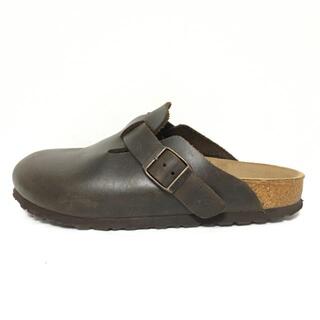 ビルケンシュトック(BIRKENSTOCK)のビルケンシュトック サンダル 37 - レザー(サンダル)