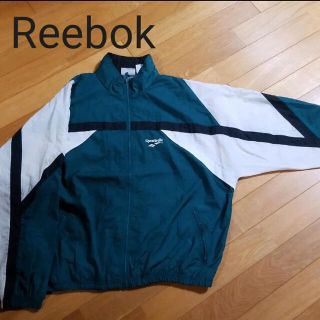 リーボック(Reebok)の90’s Reebok マルチカラー 刺繍ロゴ ナイロンジャケット(ナイロンジャケット)