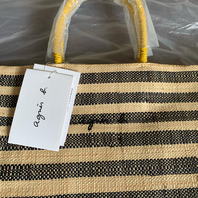正規店安い】 agnes b. - アニエスベー ラフィア!新品!未使用!の