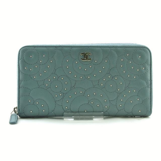 期間限定30%OFF! 長財布美品 シャネル - CHANEL スタッズ カメリア