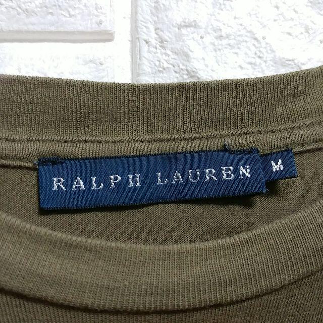 Ralph Lauren(ラルフローレン)のポロラルフローレン Tシャツ 半袖 刺繍 鳥プリント カーキ レディースのトップス(Tシャツ(半袖/袖なし))の商品写真