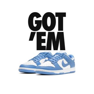 ナイキ(NIKE)のNIKE dunk low university blue(スニーカー)