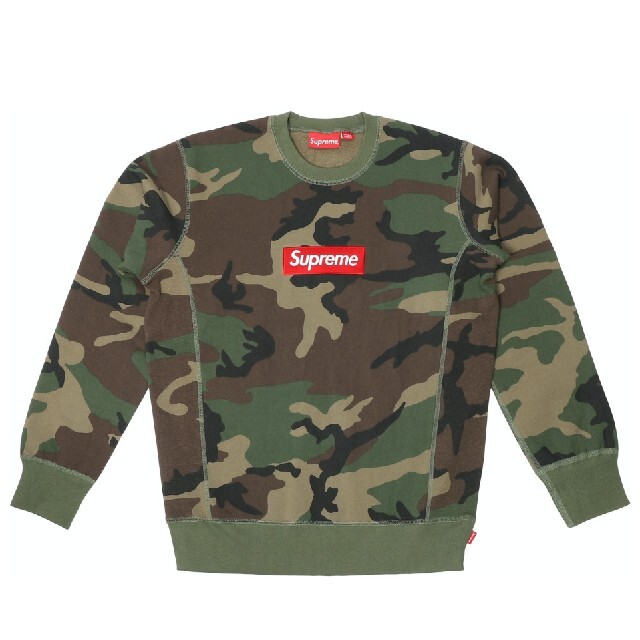 Supreme Box Logo  Crewneck Camo L