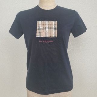 バーバリー(BURBERRY)のバーバリー　黒　Tシャツ　160A(Tシャツ(半袖/袖なし))