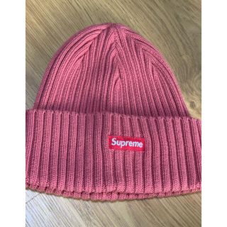 シュプリーム(Supreme)のsupreme 19ss ニット帽　ビーニー　ピンク(ニット帽/ビーニー)