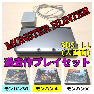 ニンテンドー3DS(ニンテンドー3DS)のモンスターハンターの歴史と進化を振り返るセット(家庭用ゲーム機本体)