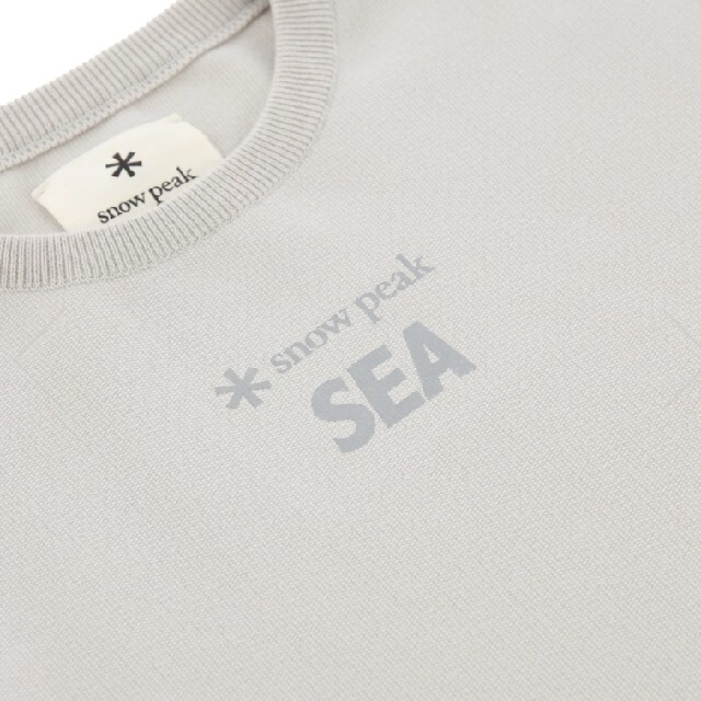 SEA(シー)のL★SNOW PEAK X WDS CO/PE DRY S/S TSHIRT  メンズのトップス(Tシャツ/カットソー(半袖/袖なし))の商品写真