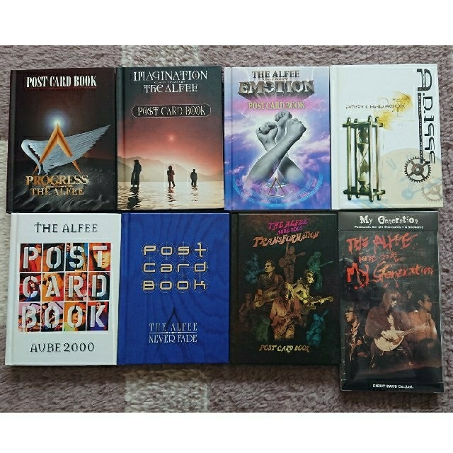 【おまけ付き】THE ALFEE ポストカードブック 7冊+ポストカードセット