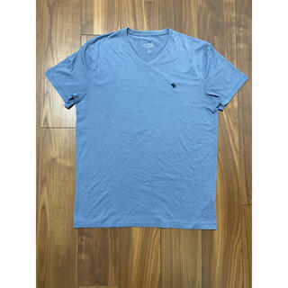 アバクロンビーアンドフィッチ(Abercrombie&Fitch)のAbercrombie &Fitch アバクロ メンズ  ブルーグレー Tシャツ(Tシャツ/カットソー(半袖/袖なし))
