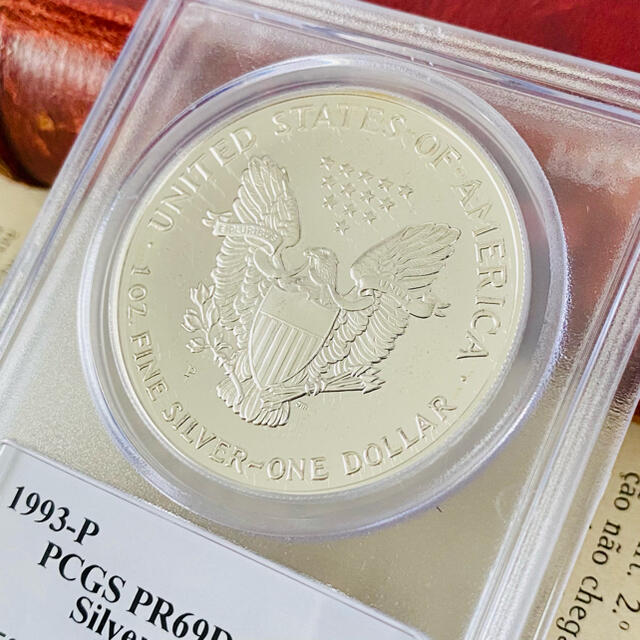 『PCGS PR69 DCAM』アメリカバッファロー1ドル銀貨（2001年）P
