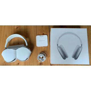 アップル(Apple)のAirPods max シルバー(ヘッドフォン/イヤフォン)