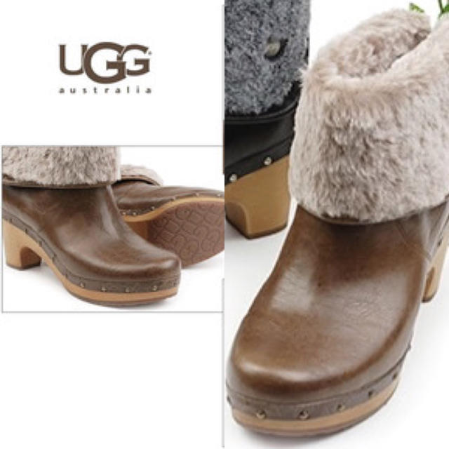 Ugg Ugg ウッドヒールショートブーツの通販 By Miho S Shop アグ