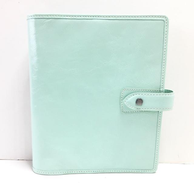 美品】ALZUNI クロコ型押し システム手帳カバー 牛革 【レビューで送料