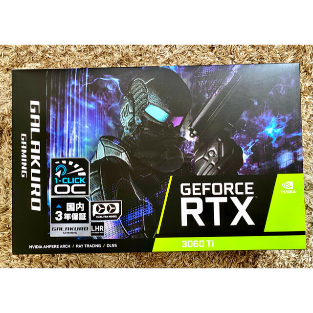 【新品・未開封】GG-RTX3060Ti-E8GB/DF/LHR