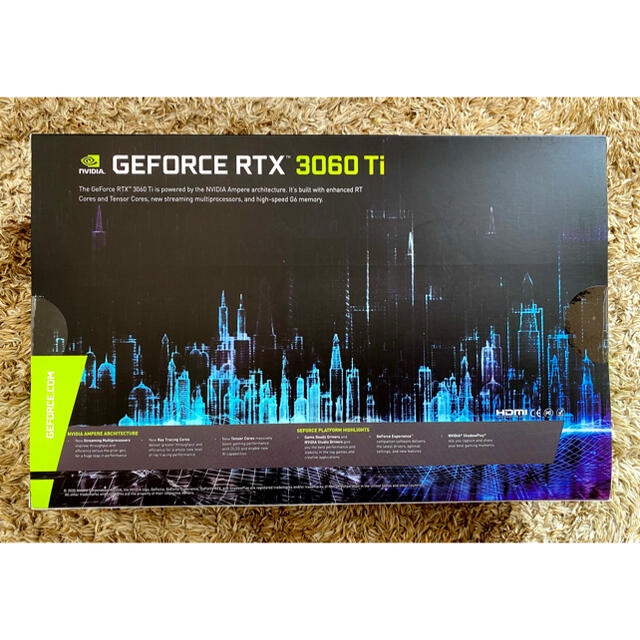 【新品・未開封】GG-RTX3060Ti-E8GB/DF/LHR