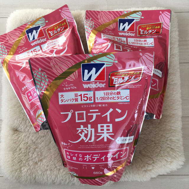 プロテイン森永ウィダー「プロテイン効果」ソイカカオ味大豆タンパク質660g×3袋