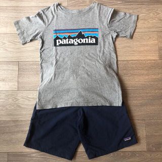 パタゴニア(patagonia)のパタゴニア　バギーズパンツ&Tシャツ　ボーイズ　キッズ　Sサイズ(パンツ/スパッツ)