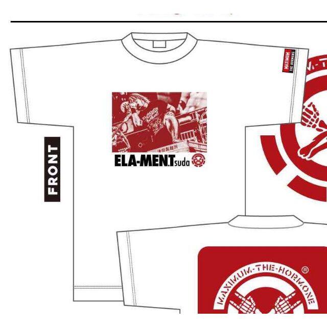 ROLLING CRADLE(ローリングクレイドル)の未開封 マキシマムザホルモン 新作 ELAMENT Tシャツ L エンタメ/ホビーのタレントグッズ(ミュージシャン)の商品写真