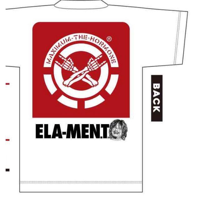 ROLLING CRADLE(ローリングクレイドル)の未開封 マキシマムザホルモン 新作 ELAMENT Tシャツ L エンタメ/ホビーのタレントグッズ(ミュージシャン)の商品写真