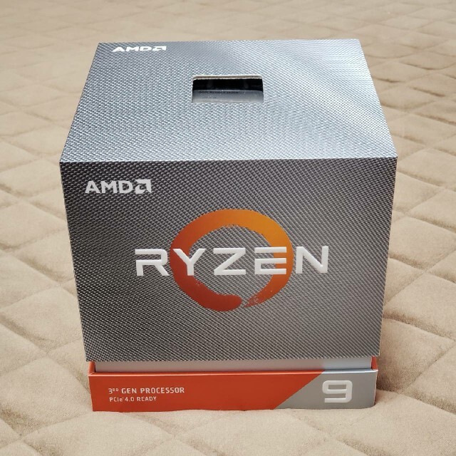 【新品・未開封】AMD RYZEN9 3900X BOXPCパーツ