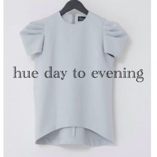 hue day to evening パフカップスリーブブラウス(シャツ/ブラウス(半袖/袖なし))