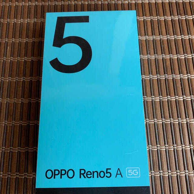 【新品未開封】　OPPO Reno5 A アイスブルー128GB（SIMフリー)