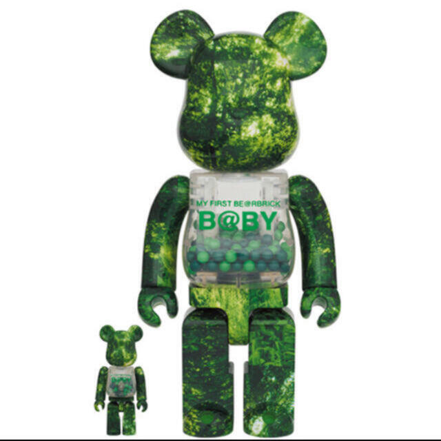 MEDICOM TOY - MY FIRST BE@RBRICK B@BY FOREST GREEN 400