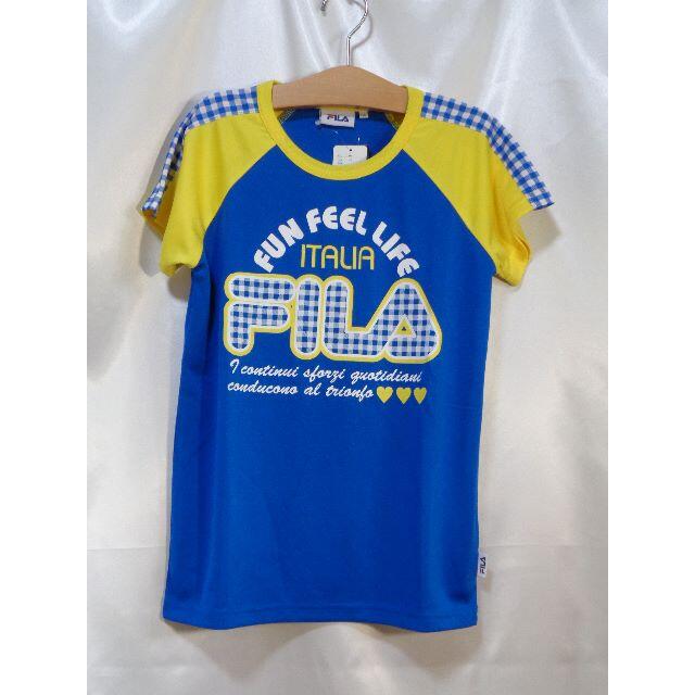 FILA(フィラ)の＜№6701＞(150cm)☆FILA(フィラ)☆女児・速乾・半袖Ｔシャツ♪ キッズ/ベビー/マタニティのキッズ服女の子用(90cm~)(Tシャツ/カットソー)の商品写真