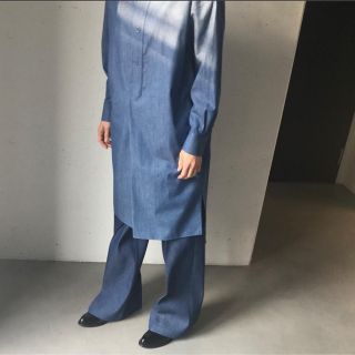 ハイク(HYKE)の【未着用タグ付き】 HYKE /ハイク　パンツ　ダークネイビー(カジュアルパンツ)