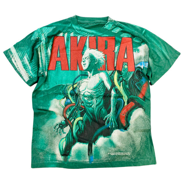 AKIRA アキラ　総柄　Tシャツ