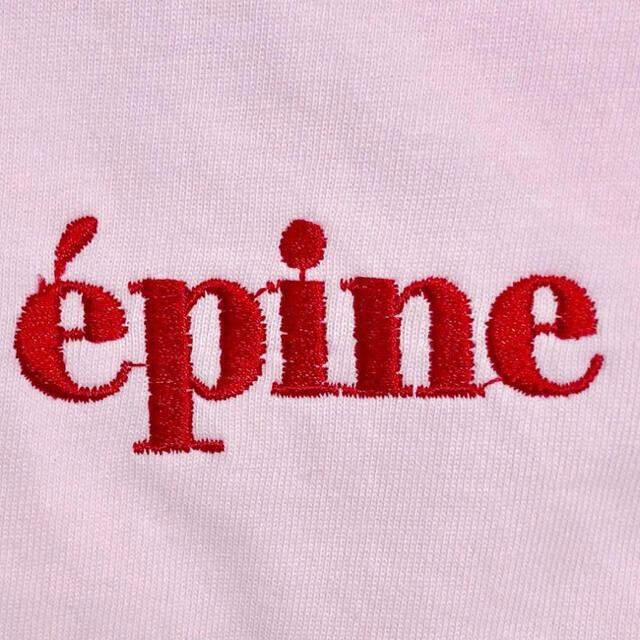 epine embroidery tee pink レディースのトップス(Tシャツ(半袖/袖なし))の商品写真