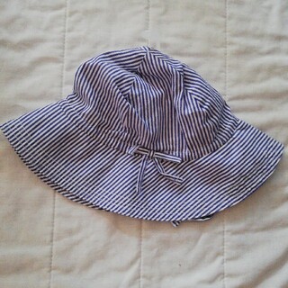 ベビーギャップ(babyGAP)の新品　babyGap ストライプ帽子　51cm(帽子)