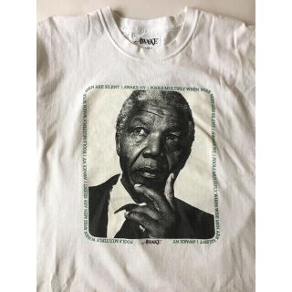 アウェイク(AWAKE)のAWAKE NY mandela アウェイク / マンデラT 白L(Tシャツ/カットソー(半袖/袖なし))