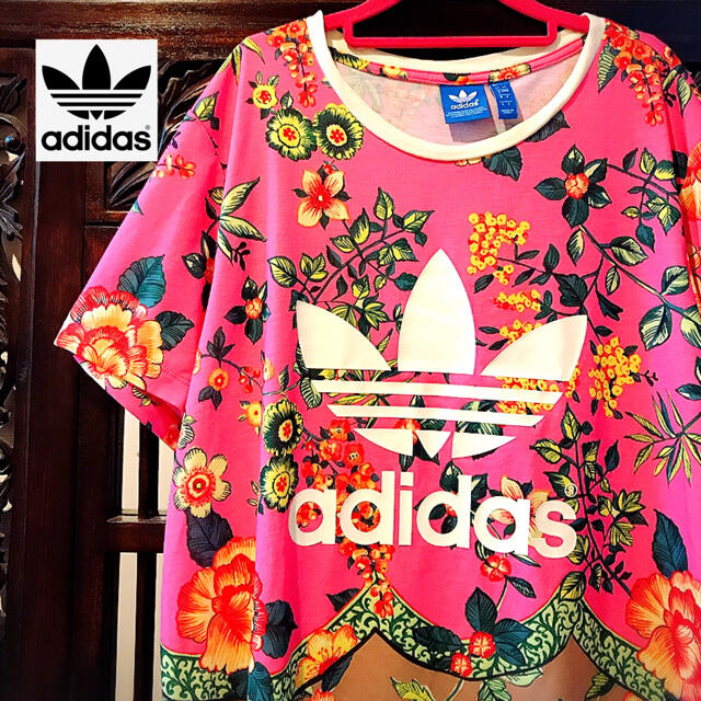 adidas - アディダス ファーム エスニック 花柄 タンクトップ Tシャツ