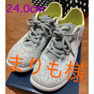 リーボック(Reebok)のリーボック　スニーカー　グレー　24.0cm(スニーカー)