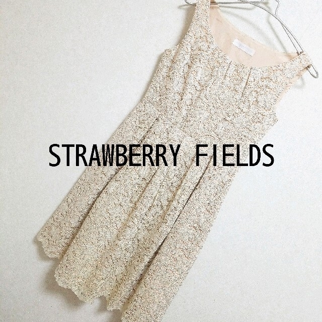 STRAWBERRY-FIELDS(ストロベリーフィールズ)の匿名配送/美品/ストロベリーフィールズ/ワンピース/ドレス /総レース/膝丈 レディースのワンピース(ひざ丈ワンピース)の商品写真