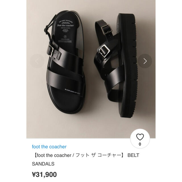 foot the coacher BELT SANDALS foot the coacher BELT SANDALS